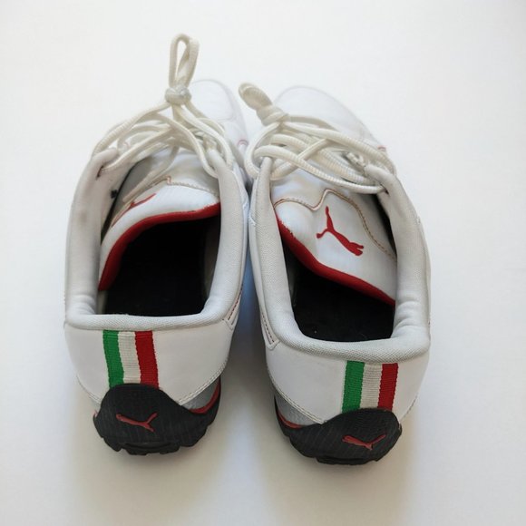 Men's White Puma Ferrari Sneakers Size 11 - Picture 9 of 9